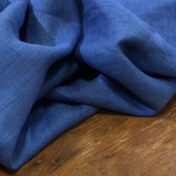 Linho Puro Azul Jeans 
